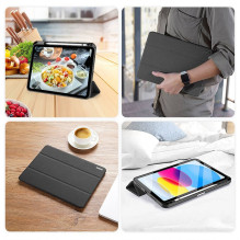 DUX DUCIS case DOMO foldable with pencil storage for iPad 10 (2022) black