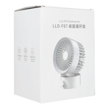 Desk fan powered by USB A LLD-F87U white
