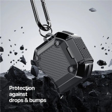 DUX DUCIS SECG - apsauginis dėklas, skirtas „Samsung Galaxy Buds Live / Buds PRO / Buds2 / Buds2 Pro“ ausinėms, juodas