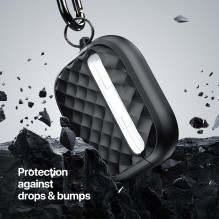 DUX DUCIS PECC - apsauginis dėklas, skirtas „AirPods 3“, juodas