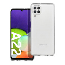 Samsung A22 LTE (4G) dėklas, skaidrus, 2 mm (apsauginis fotoaparatas), permatomas