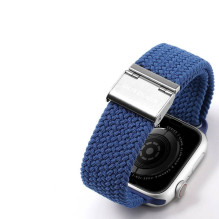 DUX DUCIS MIXTURE PRO tamprus pintas dirželis Apple Watch 42 / 44 / 45 / 49 mm, mėlynas DUX DUCIS MIXTURE PRO tamprus pintas dirželis Apple Watch 42 / 44 / 45 / 49 mm, mėlynas