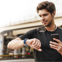 DUX DUCIS strap MIXTURE PRO stretchable braided for Apple Watch 42 / 44 / 45 / 49 mm blue DUX DUCIS strap MIXTURE PRO stretchable braided for Apple Watch 42 / 44 / 45 / 49 mm blue