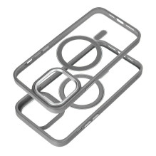 Case for Samsung S26 PLUS Color Edge Mag Cover compatible with MagSafe titanium-gray