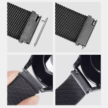 DUX DUCIS dirželis MILANESE nerūdijančio plieno magnetinis 20 mm sidabrinis DUX DUCIS dirželis MILANESE nerūdijančio plieno magnetinis 20 mm sidabrinis