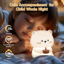 Table lamp bedside birthday teddy bear Art Deco touch style Table lamp bedside birthday teddy bear Art Deco touch style