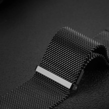 DUX DUCIS dirželis MILANESE nerūdijančio plieno magnetinis 22 mm juodas DUX DUCIS dirželis MILANESE nerūdijančio plieno magnetinis 22 mm juodas