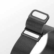 DUX DUCIS MILANESE nerūdijančio plieno magnetinis dirželis Apple Watch 38 / 40 / 41 mm, juodas DUX DUCIS MILANESE nerūdijančio plieno magnetinis dirželis Apple Watch 38 / 40 / 41 mm, juodas