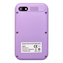 Game console for kids with IPS display 2,4" with buttons KDC-0027A purple Game console for kids with IPS display 2,4" with buttons KDC-0027A purple