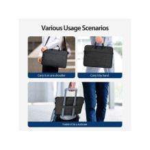 DUX DUCIS LBJB dėklas nešiojamam kompiuteriui 14-15,4" per petį, juodas DUX DUCIS LBJB dėklas nešiojamam kompiuteriui 14-15,4" per petį, juodas