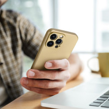 Case for iPhone 16 PLUS Metallic gold