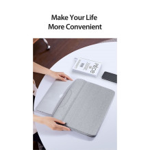 DUX DUCIS bag LBTC for laptop 14-15,4" Horizontal Handbag light grey DUX DUCIS bag LBTC for laptop 14-15,4" Horizontal Handbag light grey