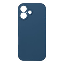 iPhone 17 dėklas, minkštas, tamsiai mėlynas