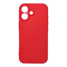 iPhone 17 dėklas, minkštas, raudonas