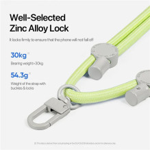 DUX DUCIS Plaz - cross-body phone strap - green / yellow DUX DUCIS Plaz - cross-body phone strap - green / yellow