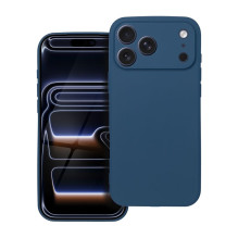 iPhone 17 PRO MAX dėklas, minkštas, tamsiai mėlynas iPhone 17 PRO MAX dėklas, minkštas, tamsiai mėlynas