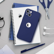 iPhone 17 PRO MAX dėklas, minkštas, tamsiai mėlynas iPhone 17 PRO MAX dėklas, minkštas, tamsiai mėlynas