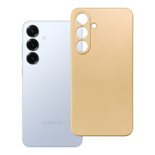 „Samsung S25 PLUS“ dėklas, metalinio aukso spalvos „Samsung S25 PLUS“ dėklas, metalinio aukso spalvos