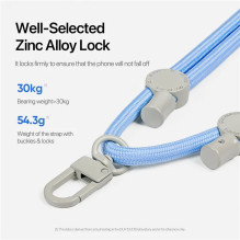 DUX DUCIS Plaz - cross-body phone strap - light blue DUX DUCIS Plaz - cross-body phone strap - light blue