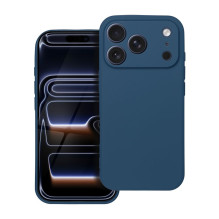 iPhone 17 PRO dėklas, minkštas, tamsiai mėlynas iPhone 17 PRO dėklas, minkštas, tamsiai mėlynas