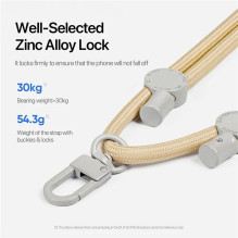 DUX DUCIS Plaz - cross-body phone strap - yellow DUX DUCIS Plaz - cross-body phone strap - yellow