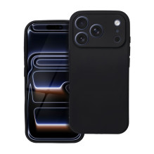 iPhone 17 PRO dėklas, minkštas, juodas