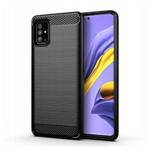Samsung A71 5G dėklas, anglies juodumo Samsung A71 5G dėklas, anglies juodumo