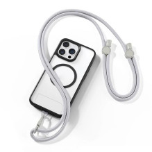 DUX DUCIS Plaz - cross-body phone strap - grey