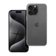 iPhone 15 PRO MAX dėklas, skaidrus, 2 mm