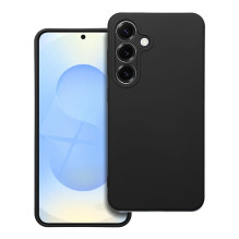 Samsung S25 silikoninis dėklas, juodas Samsung S25 silikoninis dėklas, juodas