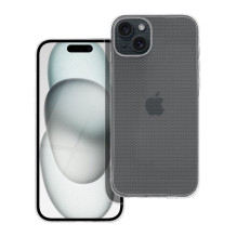 „iPhone 15 PLUS“ skaidrus dėklas (2 mm, apsaugantis kamerą), permatomas