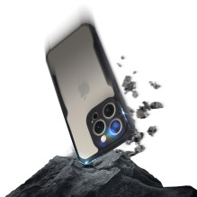 iPhone 16 PRO MAX dėklas, atsparus kritimams, juodas iPhone 16 PRO MAX dėklas, atsparus kritimams, juodas