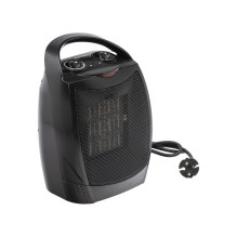 Keraminis ventiliatorinis šildytuvas 1500 W RC-K-398 juodas