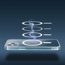 Case for do Samsung S23 Clear Mag Cover (STR) compatible with MagSafe transparent Case for do Samsung S23 Clear Mag Cover (STR) compatible with MagSafe transparent
