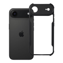iPhone 17 AIR dėklas, atsparus kritimams, juodas