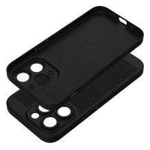 „iPhone 17 PRO MAX“ dėklas, „Breezy“, juodas „iPhone 17 PRO MAX“ dėklas, „Breezy“, juodas