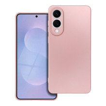 „Samsung S25 EDGE“ metalinės rožinės spalvos dėklas