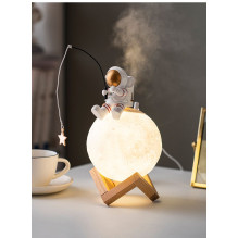 Moon table lamp / humidifier ASTRONAUT sitting Art Deco (model 5) AFSH