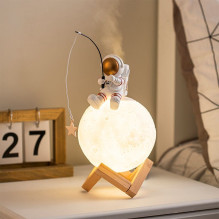 Stalinė lempa / oro drėkintuvas „Moon ASTRONAUT“, Art Deco stiliaus (5 modelis), AFSH Stalinė lempa / oro drėkintuvas „Moon ASTRONAUT“, Art Deco stiliaus (5 modelis), AFSH