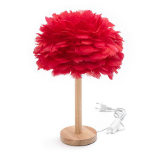 Table lamp bedside feather...