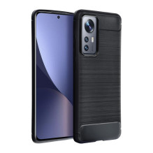 „Xiaomi Poco C40“ dėklas, juodos spalvos, anglies pluošto