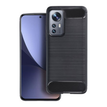 „Xiaomi Poco C40“ dėklas, juodos spalvos, anglies pluošto
