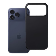 iPhone 17 PRO MAX silikoninis dėklas, juodas iPhone 17 PRO MAX silikoninis dėklas, juodas