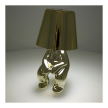 Stalinis šviestuvas prie lovos GOLD MAN Art Deco stiliaus sėdynė (2 versija) MLTL