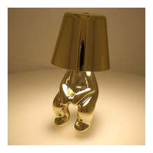 Stalinis šviestuvas prie lovos GOLD MAN Art Deco stiliaus sėdynė (2 versija) MLTL