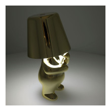 Stalinis šviestuvas prie lovos GOLD MAN Art Deco pastatomas (3 versija) MLTL