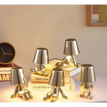 Table lamp bedside GOLD MAN Art Deco standing (version 1) MLTL Table lamp bedside GOLD MAN Art Deco standing (version 1) MLTL
