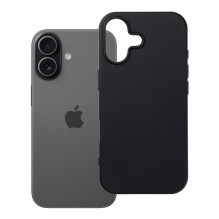 iPhone 17 silikoninis dėklas, juodas