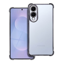 Samsung S25 EDGE dėklas, atsparus smūgiams, juodas