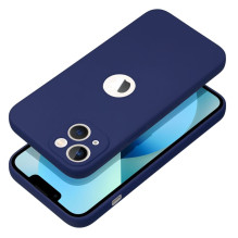 iPhone 13 dėklas, minkštas, tamsiai mėlynas